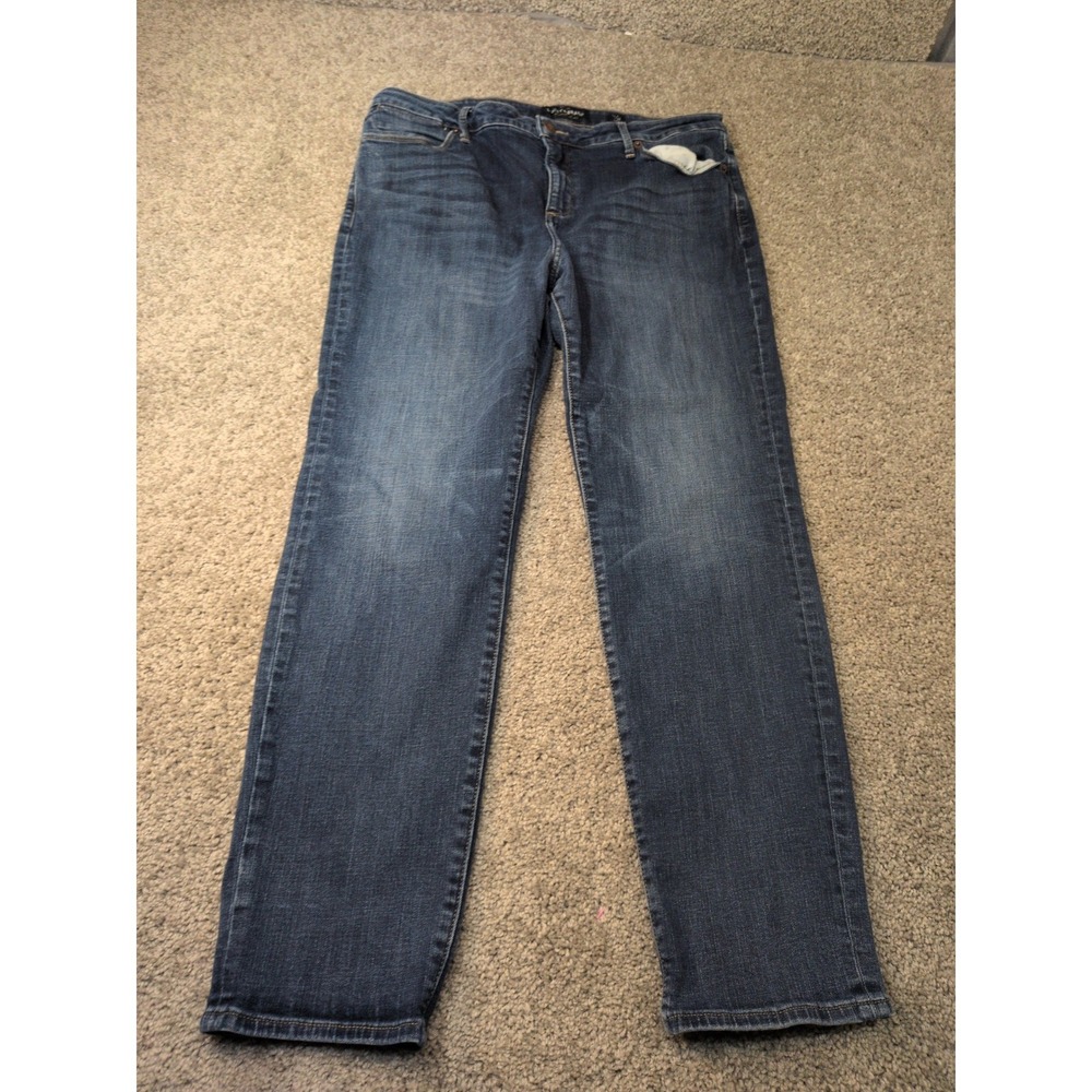 Lucky‎ Brand Hayden Skinny Jeans Dark Wash Blue Denim 7WD10390 Size 34x27
